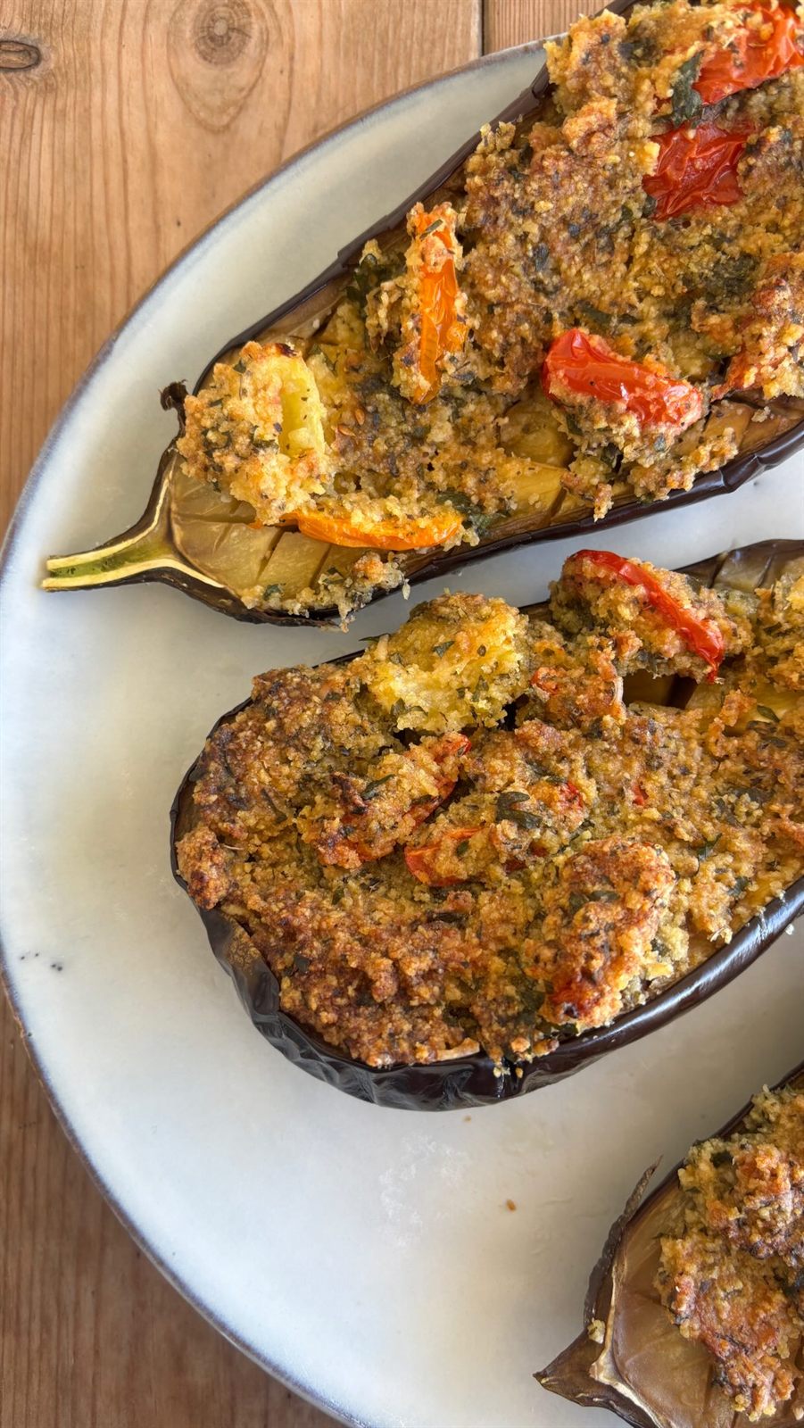 Aubergines à la sarde