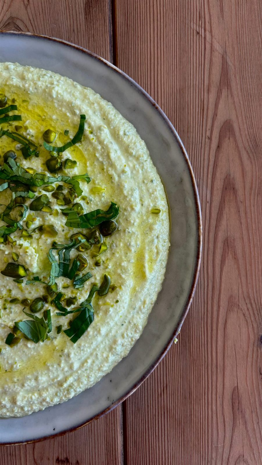 Crème feta & pistaches
