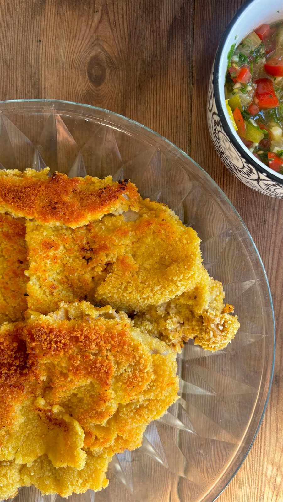 Escalope de veau à la milanaise & sauce de mamie