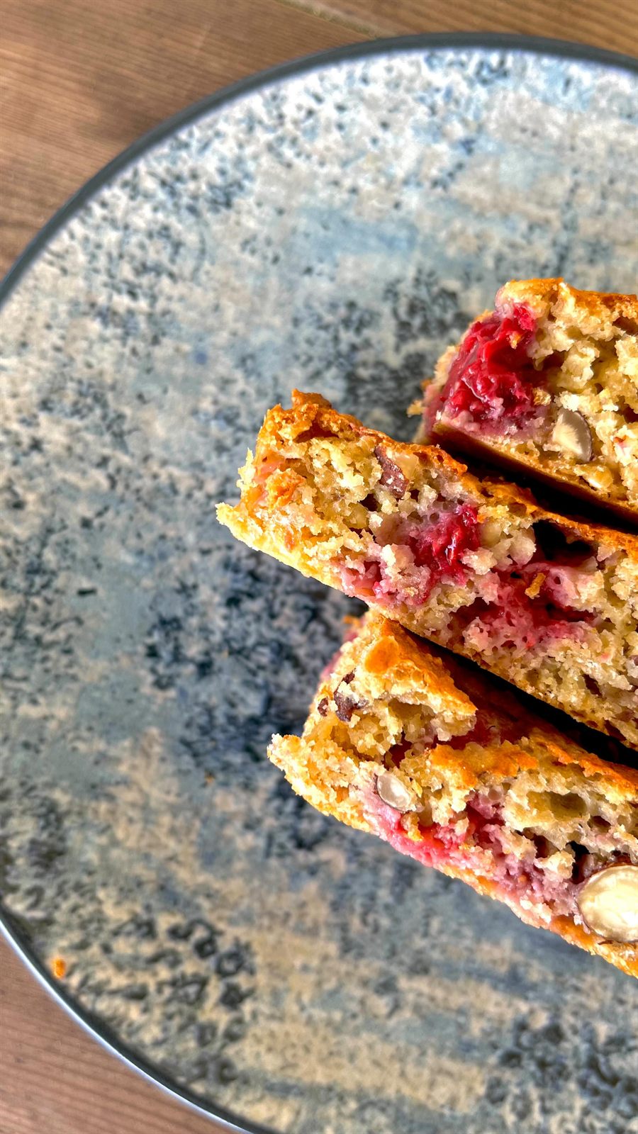 Gâteau petit-déjeuner aux framboises