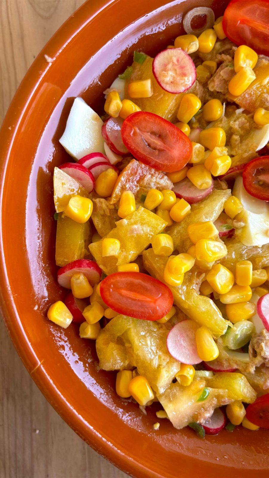 Salade bagna de mamie