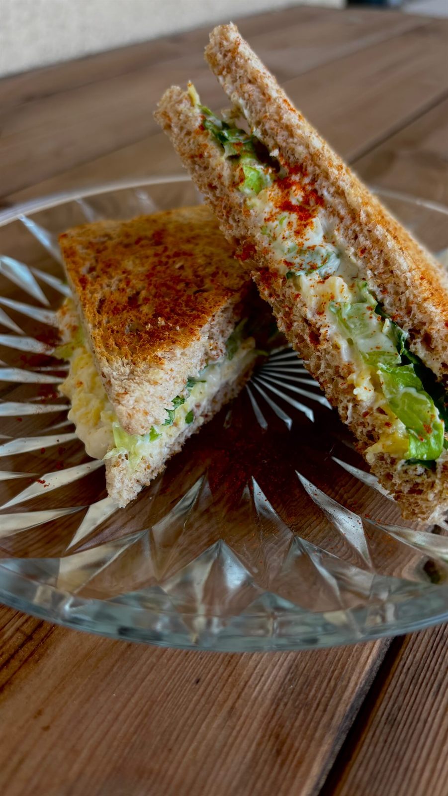 Sandwich œufs brouillés & skyr